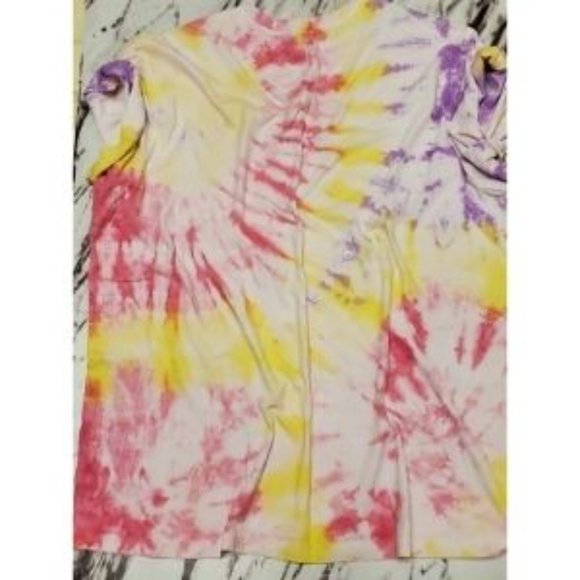 Tie Dye Chanel Mini Tshirt Dress - Picture 2 of 3